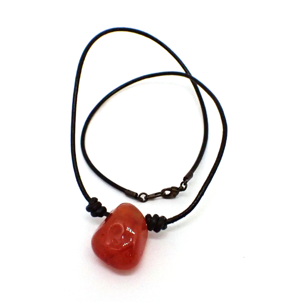 カーネリアン(Carnelian)/タンブルペンダントアクセサリー