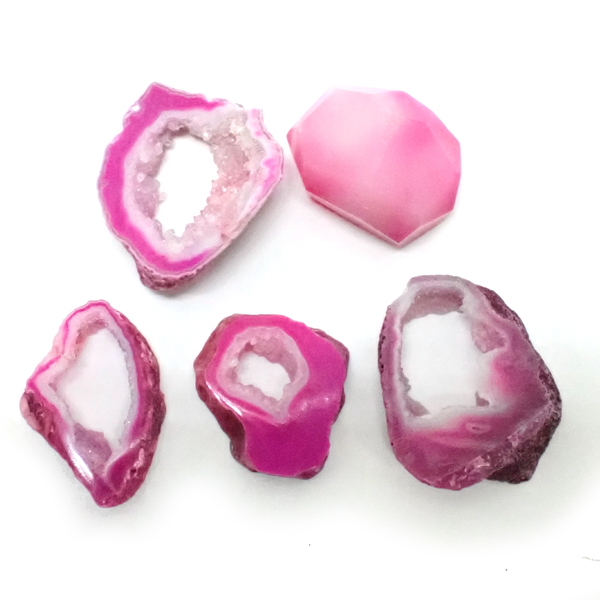 ピンクドルージーアゲート(Druzy agate pink) 原石