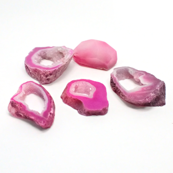 ピンクドルージーアゲート(Druzy agate pink) 原石