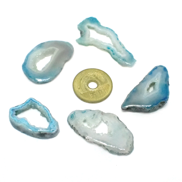 ブルードルージーアゲート(Druzy agate blue) 原石