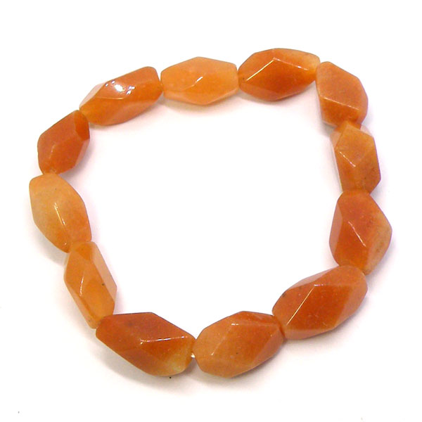 オレンジアベンチュリン(Orange aventurine)天然石ビーズ 販売