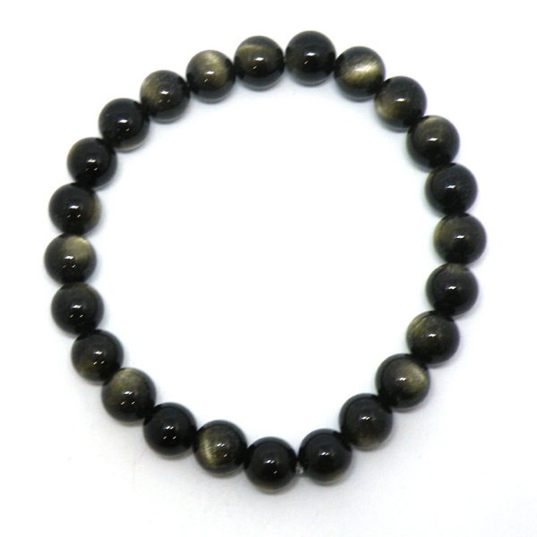ゴールデンオブシディアン(Golden obsidian)天然石ビーズ 販売