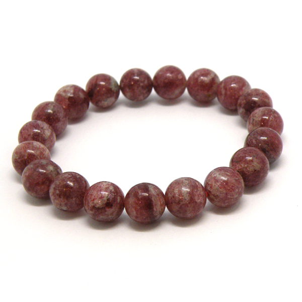 ストロベリークォーツ(Strawberry quartz)天然石ビーズ 販売