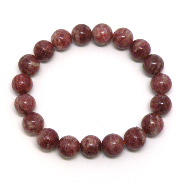 ストロベリークォーツ(Strawberry quartz)天然石ビーズ 販売
