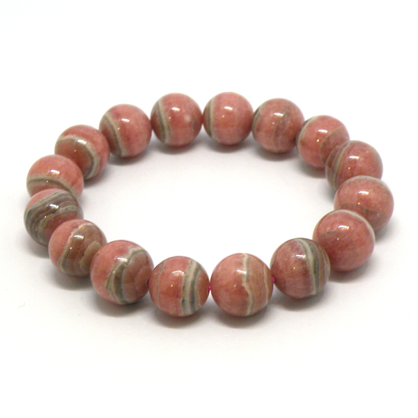 ロードクロサイト/インカローズ(Rhodochrosite)天然石ビーズ 販売