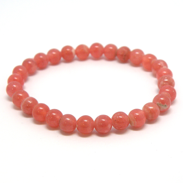 ロードクロサイト/インカローズ(Rhodochrosite)天然石ビーズ 販売