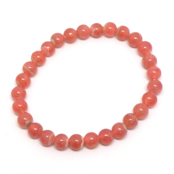 ロードクロサイト/インカローズ(Rhodochrosite)天然石ビーズ 販売