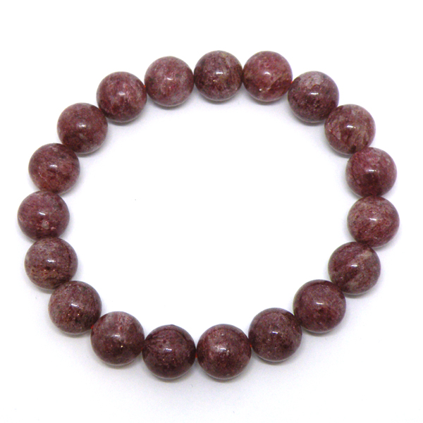 ストロベリークォーツ(Strawberry quartz)天然石ビーズ 販売