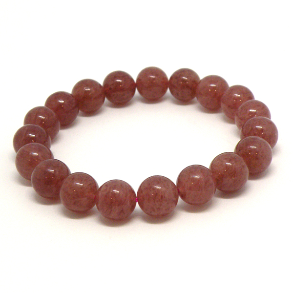 ストロベリークォーツ(Strawberry quartz)天然石ビーズ 販売
