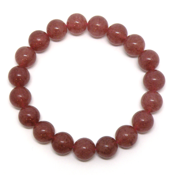 ストロベリークォーツ(Strawberry quartz)天然石ビーズ 販売