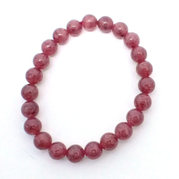 ストロベリークォーツ(Strawberry quartz)天然石ビーズ 販売