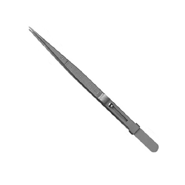 ロック機能付スチールピンセット スイス